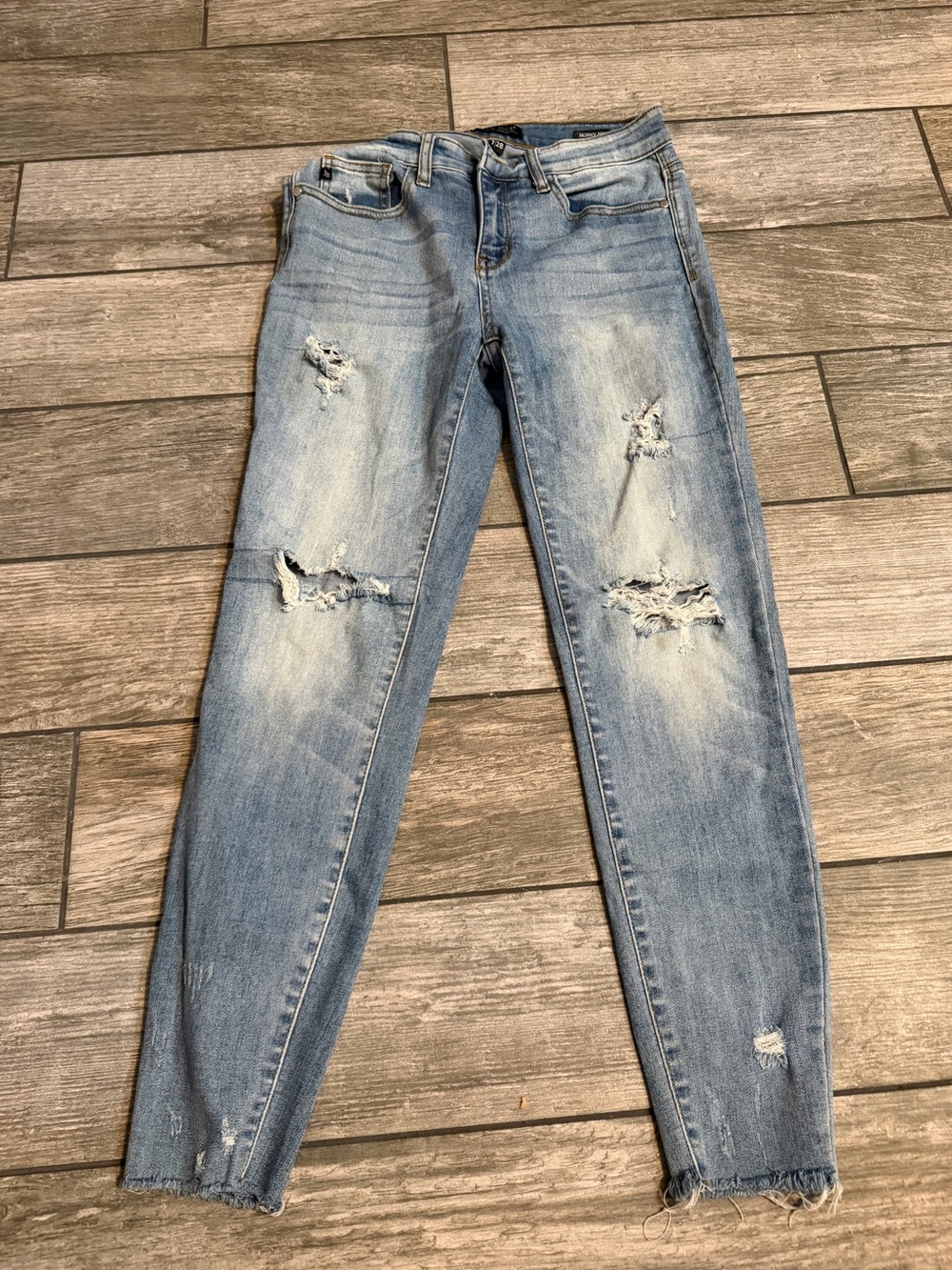 Judy Blue Destroyed Skinny Fit Jeans